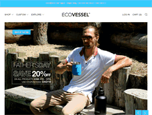 Tablet Screenshot of ecovessel.com